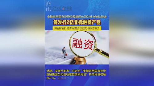 安徽皖西國有投資控股集團公司為補充流動資金竟發(fā)行2億非標融資產(chǎn)品